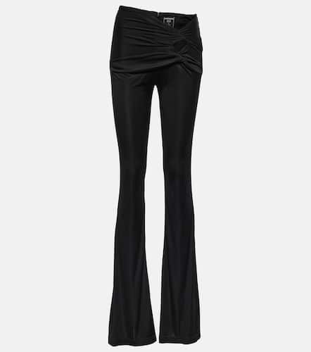 X Dua Lipa pantalones flared de jersey - Versace - Modalova