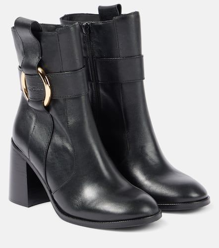 Zelda 90 leather ankle boots - See By Chloe - Modalova