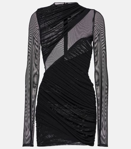 David Koma Ruched mesh minidress - David Koma - Modalova