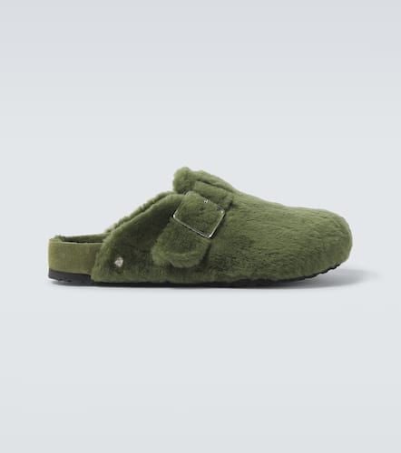 Mules Boston 1774 in suede con shearling - Birkenstock 1774 - Modalova