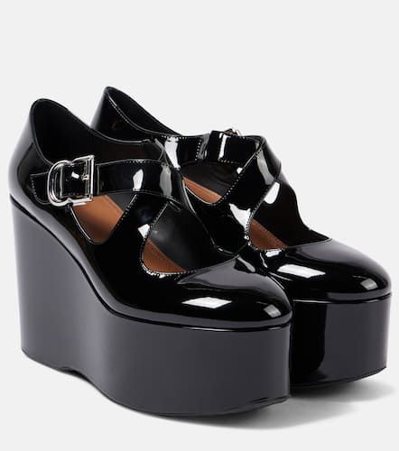 Alaïa Cuñas Criss Cross de charol - Alaia - Modalova