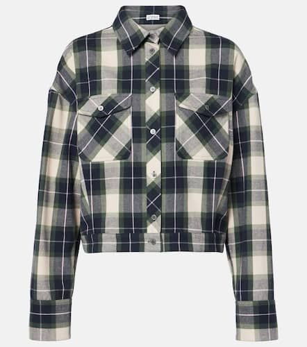 Loewe Plaid cropped cotton shirt - Loewe - Modalova