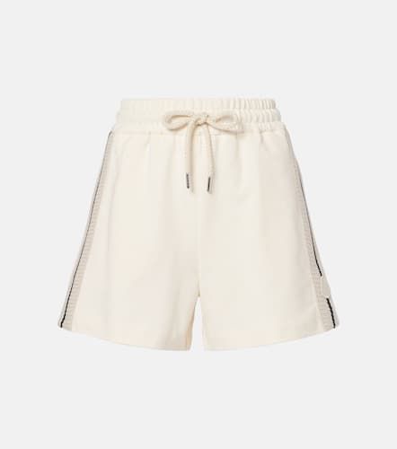 Moncler Shorts in jersey di cotone - Moncler - Modalova