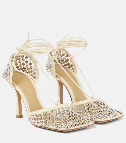 Sparkle Stretch embellished sandals - Bottega Veneta - Modalova