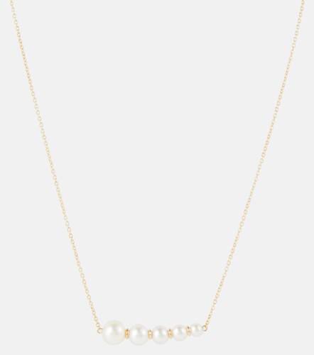 Halskette Lune Perle aus 14kt Gelbgold mit Süßwasserperlen - Sophie Bille Brahe - Modalova