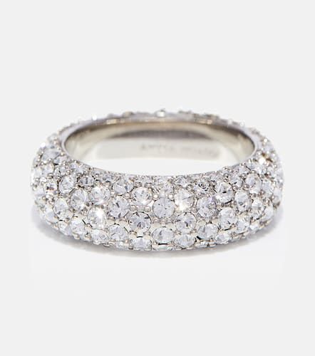 Cameron crystal-embellished ring - Amina Muaddi - Modalova