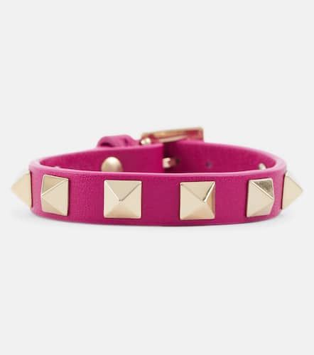 Armband Rockstud aus Leder - Valentino Garavani - Modalova