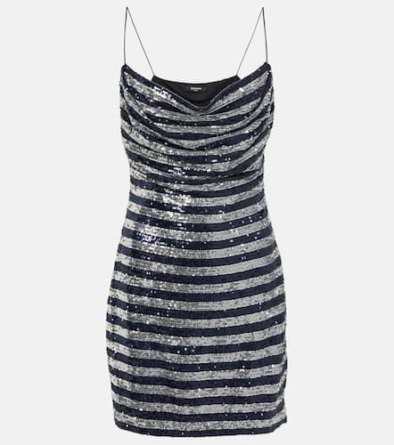 Balmain Sequined striped minidress - Balmain - Modalova