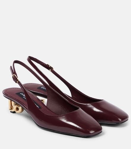 DG 40 patent leather slingback pumps - Dolce&Gabbana - Modalova