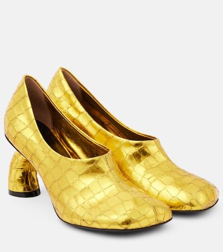 Pumps 75 aus Metallic-Leder - Dries Van Noten - Modalova