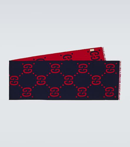 Gucci GG jacquard wool-silk scarf - Gucci - Modalova