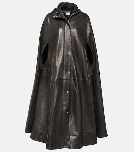 Khaite Roygen hooded leather cape - Khaite - Modalova