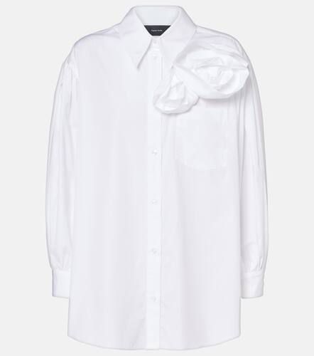 Floral-appliquÃ© cotton shirt - Simone Rocha - Modalova