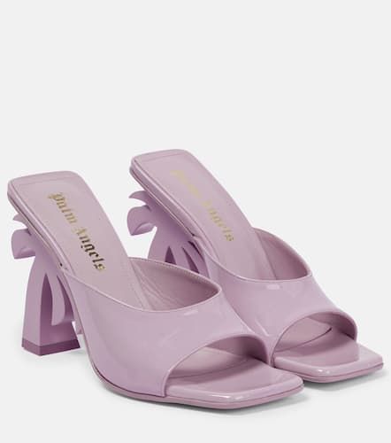 Mules Palm Beach en cuir verni - Palm Angels - Modalova