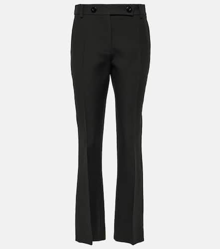 Pantalones rectos de Crepe Couture de tiro medio - Valentino - Modalova