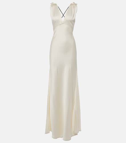 Victoria Beckham Robe aus Satin - Victoria Beckham - Modalova