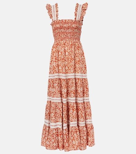 Vestido midi Aubrie de algodón floral - Rixo - Modalova