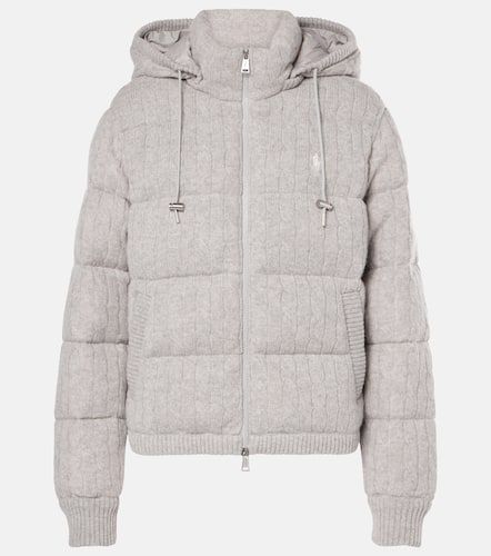 Cable-knit wool and cashmere down jacket - Polo Ralph Lauren - Modalova