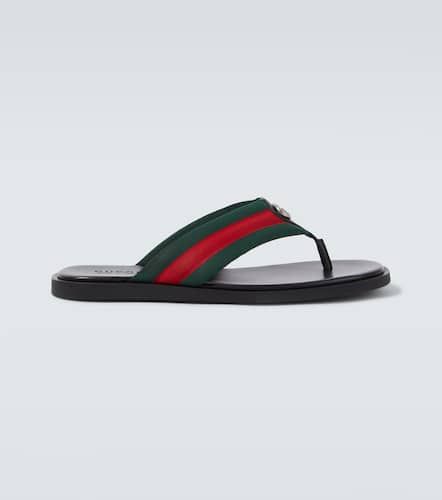 Gucci Sandalias con GG y Web - Gucci - Modalova