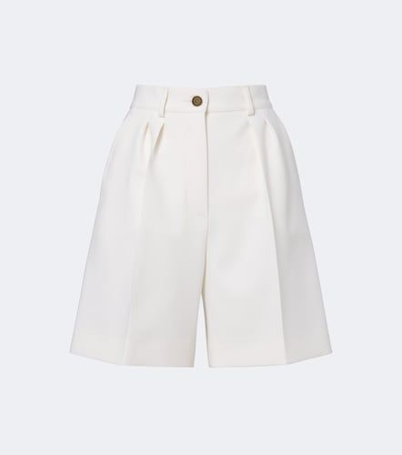 Pleated wool-blend Bermuda shorts - Max Mara - Modalova