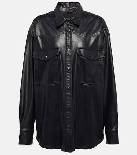 Bernyga faux leather shirt - Marant Etoile - Modalova