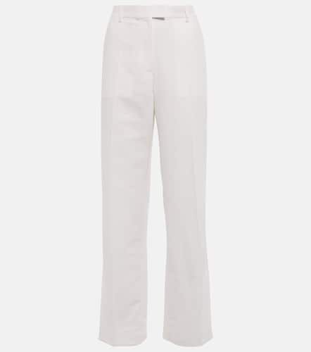 Polaris wide-leg linen and cotton pants - Aya Muse - Modalova