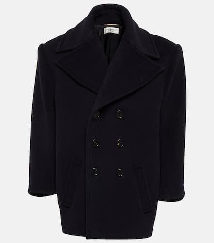 Double-breasted wool coat - Saint Laurent - Modalova