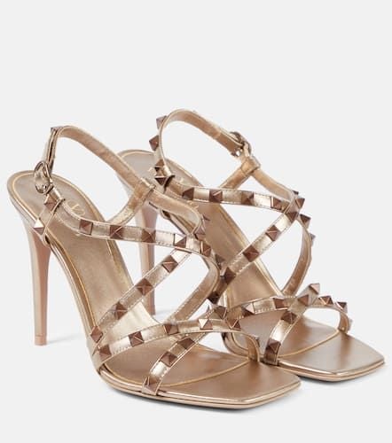 Rockstud leather sandals - Valentino Garavani - Modalova