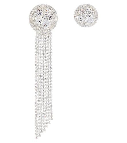 Crystal-embellished clip-on earrings - Magda Butrym - Modalova