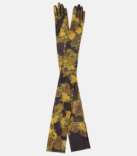 Dries Van Noten Floral mesh gloves - Dries Van Noten - Modalova