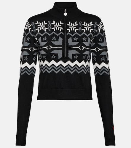 Nordic intarsia wool half-zip sweater - Perfect Moment - Modalova