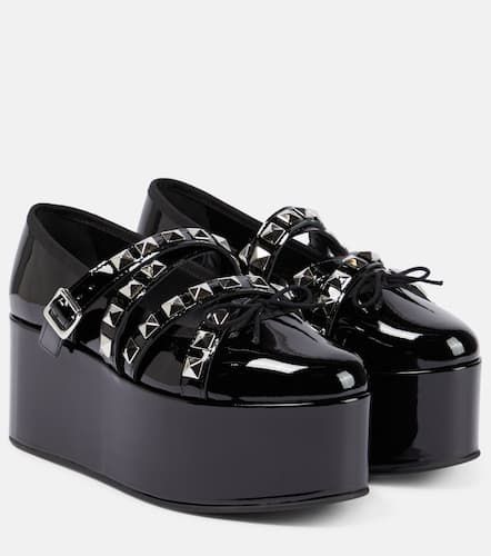 X Repetto studded platform flats - Noir Kei Ninomiya - Modalova