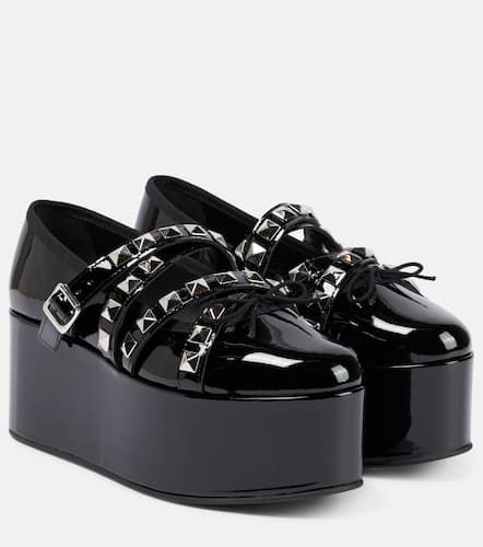 X Repetto zapatos planos con plataforma - Noir Kei Ninomiya - Modalova