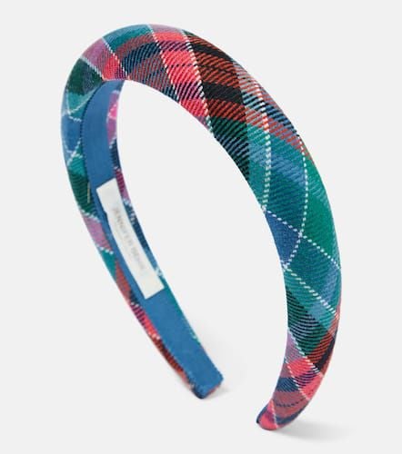 Tartan jacquard headband - Jennifer Behr - Modalova