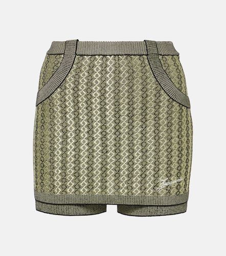 Jacquemus Skort Marino in jacquard - Jacquemus - Modalova