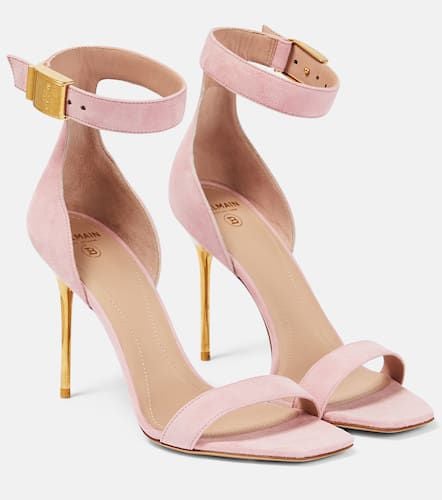 Balmain Sandalen aus Veloursleder - Balmain - Modalova