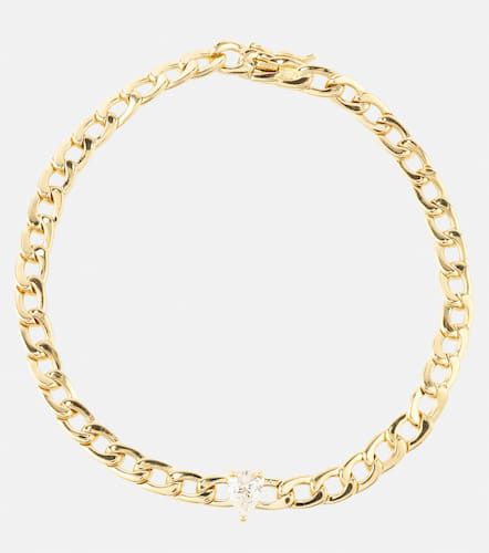 Kt chain bracelet with diamond - Anita Ko - Modalova