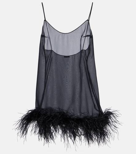 Oséree Miniabito Plumage Babydoll con piume - Oseree - Modalova