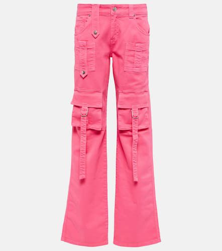 Pantaloni cargo di jeans a vita bassa - Blumarine - Modalova
