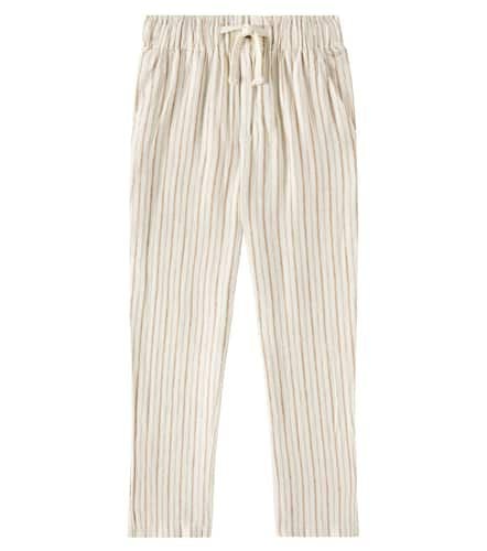 Kalen linen-blend straight pants - Rylee + Cru - Modalova