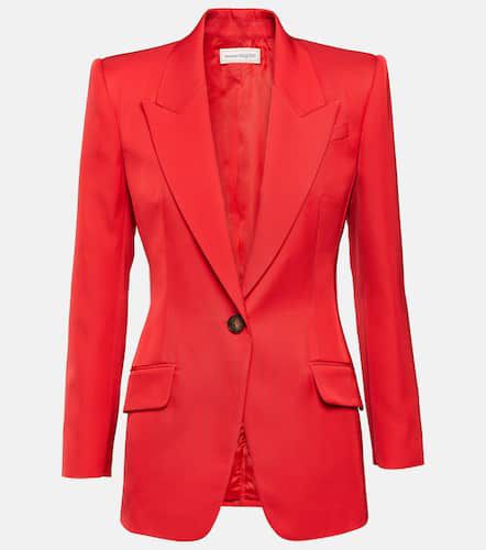 Alexander McQueen Blazer aus Twill - Alexander McQueen - Modalova