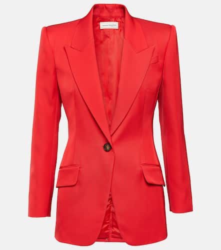 Alexander McQueen Blazer aus Twill - Alexander McQueen - Modalova