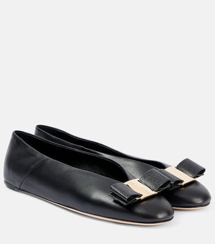 Ferragamo Bailarinas Vanna de piel - Ferragamo - Modalova