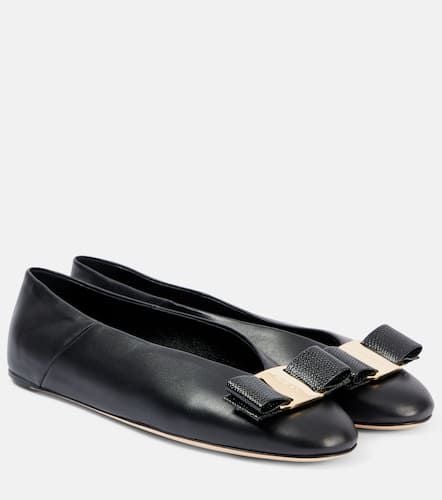 Vanna leather ballet flats - Ferragamo - Modalova