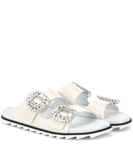 Sandali Slidy Viv' in pelle con cristalli - Roger Vivier - Modalova