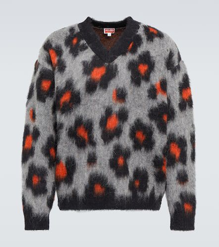 Jacquard wool and alpaca-blend sweater - Kenzo - Modalova