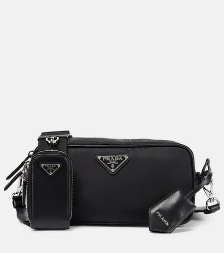 Small Re-Nylon and leather shoulder bag - Prada - Modalova