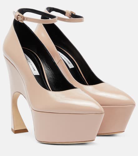 Plateau-Pumps aus Leder - Victoria Beckham - Modalova