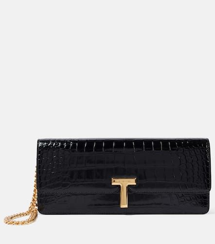 Clutch Wallis de charol grabado - Tom Ford - Modalova