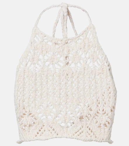 Top cropped Lagoon Romance in crochet di misto cotone - Alanui - Modalova